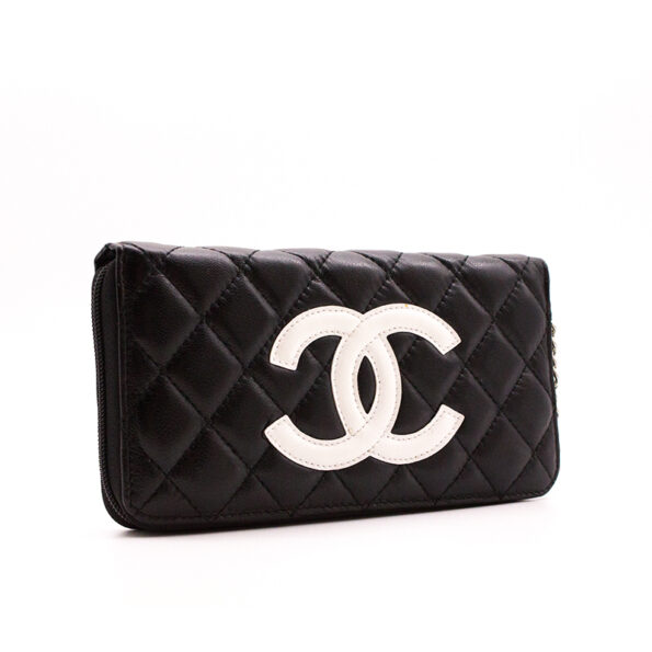 white chanel wallets